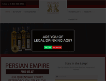 Tablet Screenshot of persianempire1.com